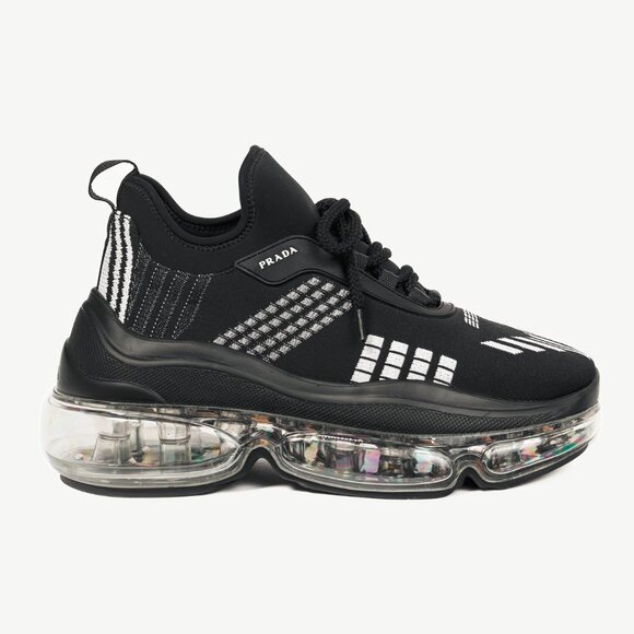 Prada Cloudbust Nero Nylon Tech Low-Top Sneakers - Picture 1 of 11